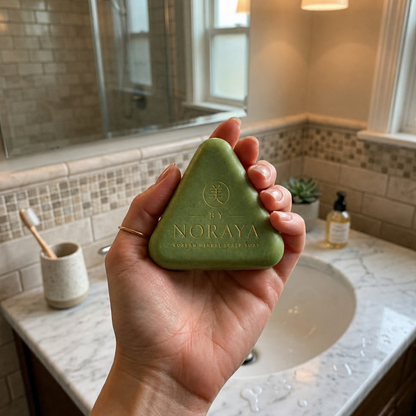 Shampoing Solide Coréen Aux Plantes - Volume & Cuir Chevelu - By Noraya