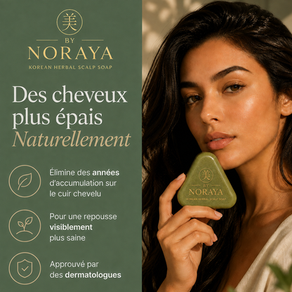 Shampoing Solide Coréen Aux Plantes - Volume & Cuir Chevelu - By Noraya