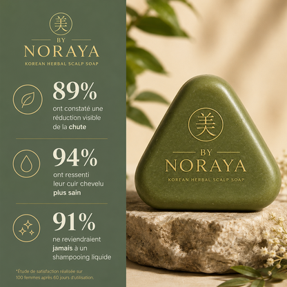Shampoing Solide Coréen Aux Plantes - Volume & Cuir Chevelu - By Noraya